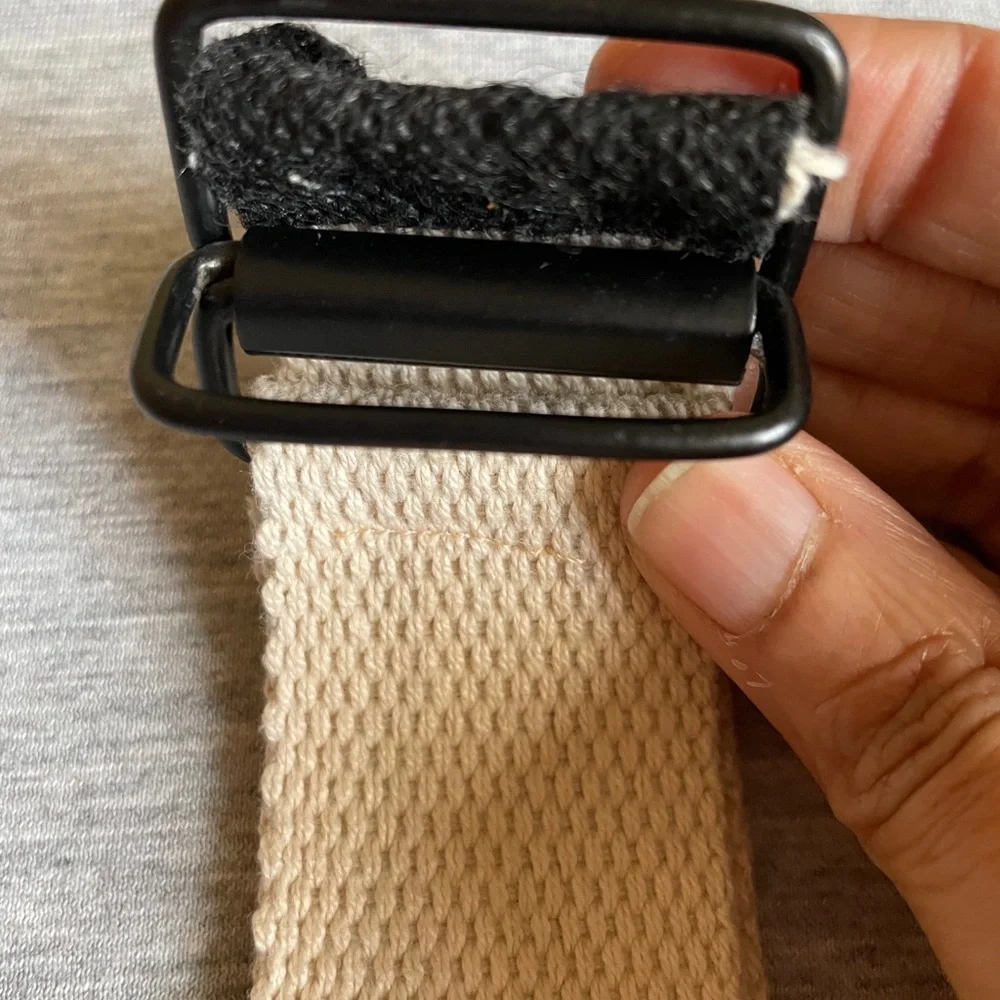 Kids  Belt  in Black and Cream - Adjustable Casual Accessory
